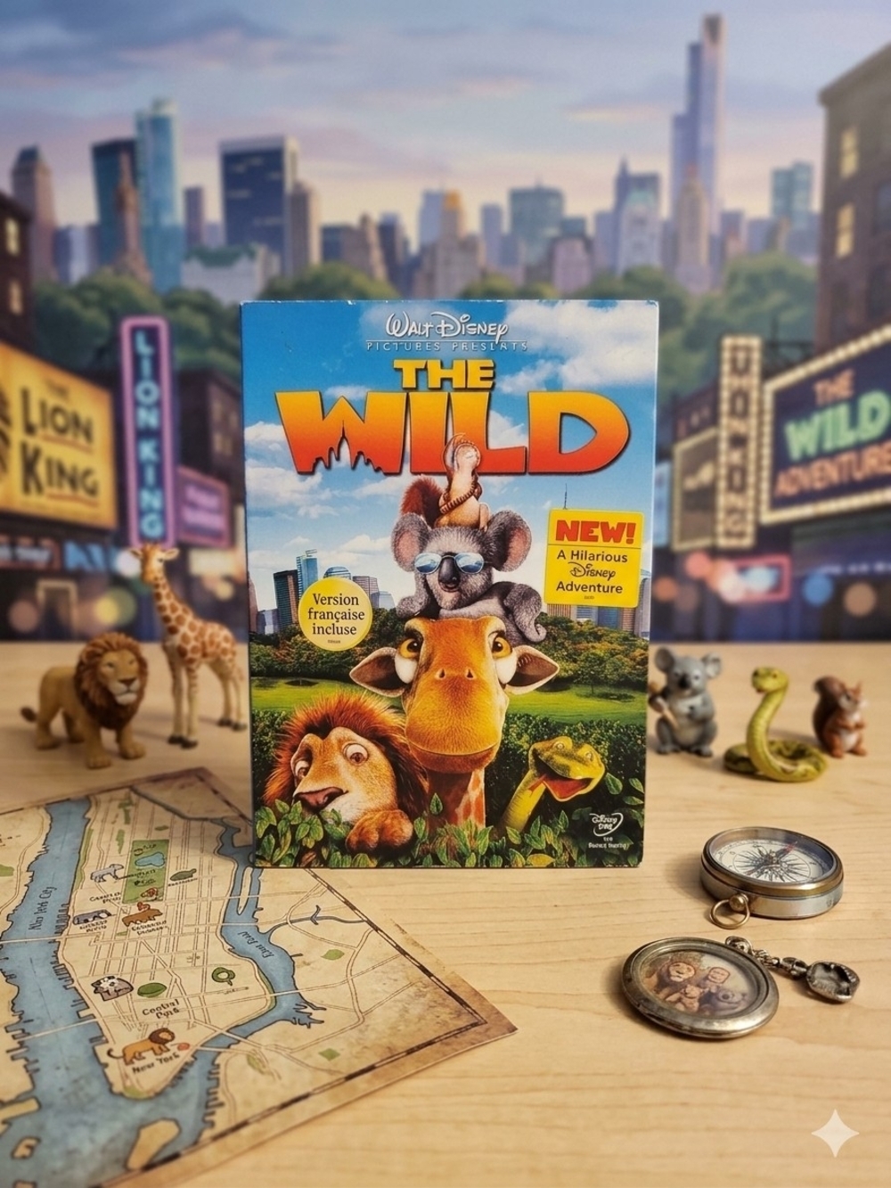 ​🎬 Disney’s The Wild DVD – Canadian Edition (Includes Slipcover)